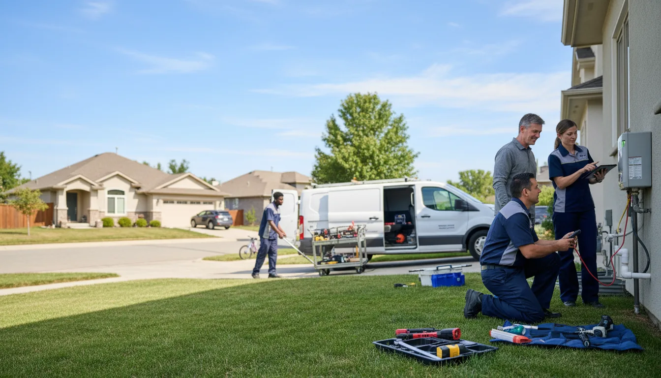 Tankless water heater service in Hockley, TX